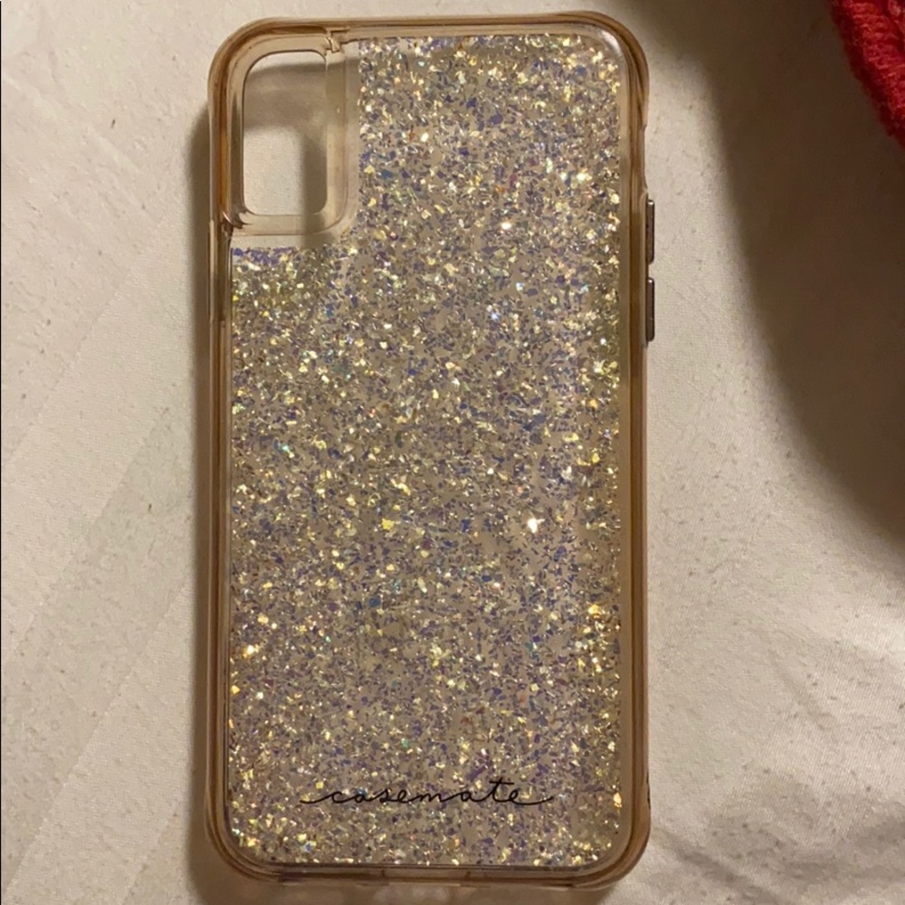 iPhone X Sparkly phone case